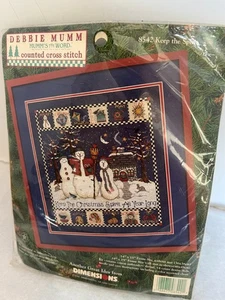 Dimensions Debbie Mumm Counted Cross Stitch Kit "Keep The Spirit" #8542 READ - Picture 1 of 2