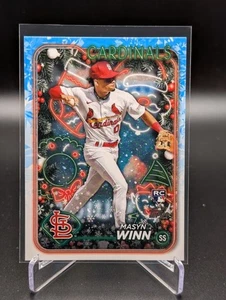 2024 Topps Holiday MASYN WINN #H94 Rookie RC St. Louis Cardinals - Picture 1 of 2