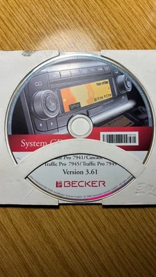 System CD 3.61 Becker Traffic Pro BE 7945 7949 Cascade 7941 7944 - Bild 1 von 3