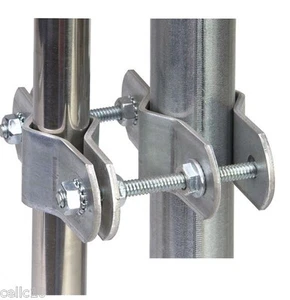 Antenna Mast Pole to Pole Mount - Easy Up EZ EC-PTP-4 Mast Bracket - USA Made - Picture 1 of 1