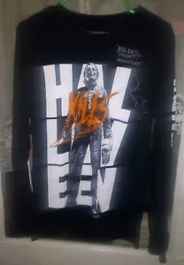 Jamie Lee Curtis Signed HALLOWEEN KILLS Long Sleeve Shirt RARE INSCRIPTION QUOTE - Picture 1 of 7