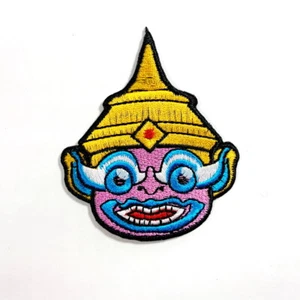 Thai Giant Face Patch Ramakien Asia Artwork Emblem for DIY Iron on Clothes Bag - Picture 1 of 10