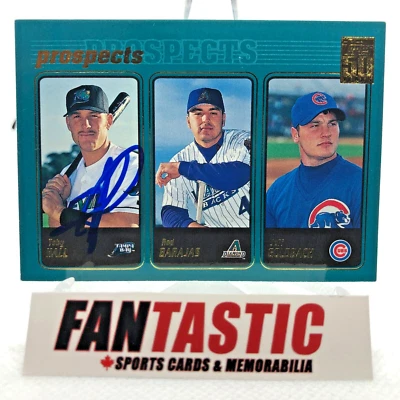 Toby Hall #734 2001 Topps IP Autograph Signed In Person Tampa Bay Rays - Image 1 of 2