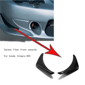 Kits de pato delantero de fibra de carbono para Honda Integra DC5 Acura RSX 02-06 2 piezas - Imagen 1 de 6