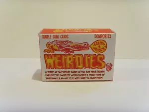 THE WEIRDIES - SOMPORTEX Superb custom picture/ gum cards display box. - Picture 1 of 4