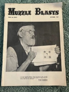 Vintage October 1967 Muzzle Blasts Magazine muskets militia Issue #2 - Imagen 1 de 1