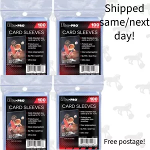 400 Ultra Pro Penny Card Soft Sleeves Clear Protector MTG Pokemon 4 Packs of 100 - Picture 1 of 15
