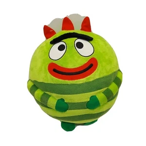 Ty Beanie Ballz Brobee Yo Gabba Gabba 2013 Large Plush Stuffed Animal Toy Green - Picture 1 of 7