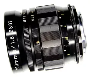 Komura 100mm f1.8 Nikon SLR mount #6807 ...... Rare !! - Picture 1 of 12