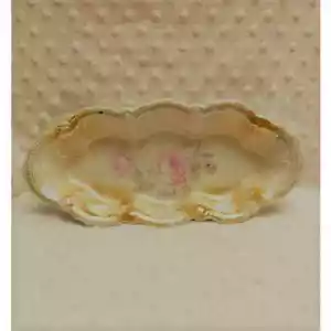Vintage German Lusterware ovale Schale - Bild 1 von 4