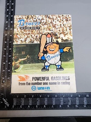 1968 ATLANTA BRAVES  SCOREBOOK   - Image 1 of 4