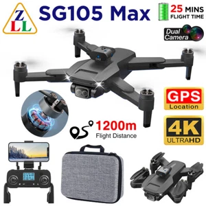 ZLL SG105Max 4K GPS FPV 4-Axis Obstacle Avoidance Folding Drone Quadcopter - Picture 1 of 27
