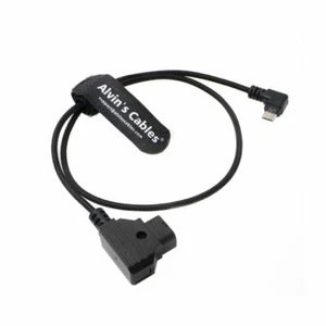 Motor Power Cable for Tilta Nucleus Nano Micro USB Right Angle to D Tap - Picture 1 of 12