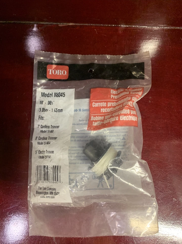 TORO OEM 0.065 x 10'  trimmer Spool 88045 Fits 51241 51460 - Image 1 of 4