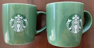 Starbucks 11 oz. Grüne Kaffeetassen 2er Set - Bild 1 von 6