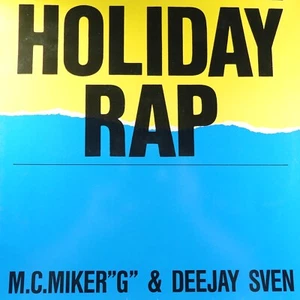 ๐ฟ M.C.MIKER"G" & DEEJAY SVEN - Holiday Rap * Schallplatte Record * RUSH 1986 - Picture 1 of 5
