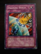 YU-GI-OH! Draining Shield. DP1-EN026. Common Trap Card. TCG CCG Yugioh