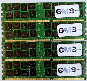 128GB (4x32GB) Memory RAM 4 Dell PowerEdge T320 1333 ECC Register Quad Rank D82 - Picture 1 of 1