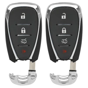 2x For Chevy Malibu Camaro 2016-2021 Remote Control Key Fob Uncut Shell Case - Picture 1 of 8