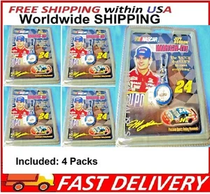 Allstar Nascar Watch It Driver Jeff Gordon 24 Hendrick Motorsport Clip 1999 4pks - Picture 1 of 6