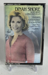 Dinah Shore Doin’ What Comes Natur’lly Cassette Tape BT22654 SEALED Cracked Case - Picture 1 of 3