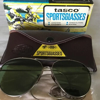 Vintage Tasco  Fishing Sports glasses Green # 1135 G  New Old Stock  - Image 1 of 4