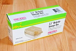Micro Innovations 3.5” Diskette Storage Box Holds 40 Diskettes - Bild 1 von 9