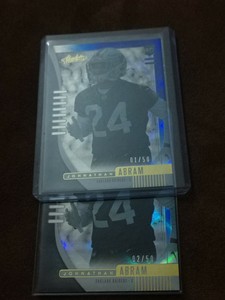 Johnathan Abram 2019 Absolute Blue 01 And 02/50 Wow