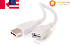 C2G 19018 USB Active Extension Cable 6 FT - USB 2.0 A Male to A Female Cable 2M