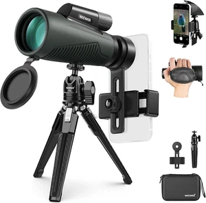 12X50 ED Monokular Teleskop,Handy Teleobjektiv Mit Handy Clip/Metall Stativ/Tasc - Zdjęcie 1 z 9