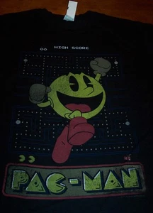 VINTAGE STYLE PAC-MAN PACMAN Video Game T-Shirt MENS SMALL NEW w/ TAG - Picture 1 of 3