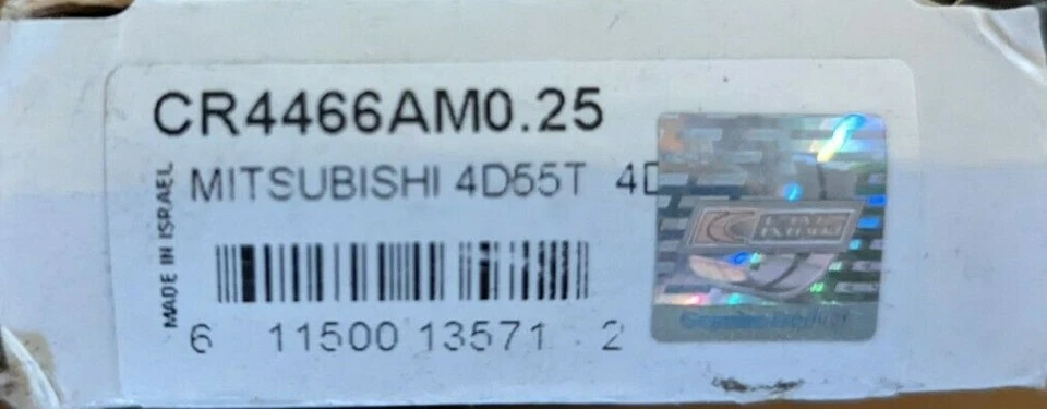 King Connecting Rod Bearing Set CR4466AM0.25 for Mitsubishi 4D55T (GCF) - Изображение 1 из 1