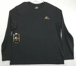 NEW Mossy Oak Shirt Mens 2XL Black Performance Stretch Outdoor Base Layer - Picture 1 of 14