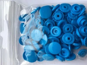 25 Original Kam Snap No Sew Press Buttons 60 Colors 12.4 Mm 4 Piece - Picture 1 of 63