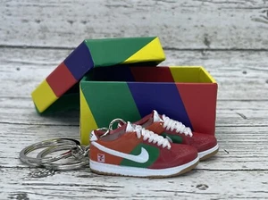 3D SB Dunk 7-11 Sneaker Keychains Pair Box hype gift cute - Picture 1 of 1
