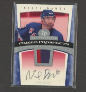 2006-07 Hot Prospects Prized Prospects Patch Autograph #124 Nigel Dawes RC /599 - Picture 1 of 1