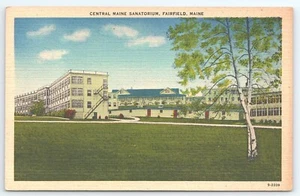 Postal Central Maine Sanatorium Fairfield Maine - Imagen 1 de 2