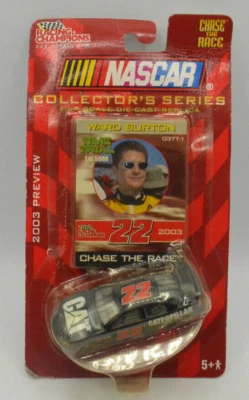 Racing Champions NASCAR Chase The Race #22 2003 Ward Burton CAT 1:64 fundido a presión Foto 1 de 4