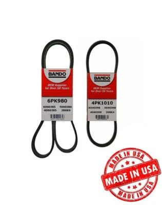 Kit de 2 correas de dirección asistida y alternador/a para Honda Civic 1.7 2001-2005 Foto 1 de 4