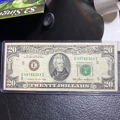 💎 1985 $20 BILL-SMALL FACE A/U Crisp Clean Very Nice - Image 1 of 3