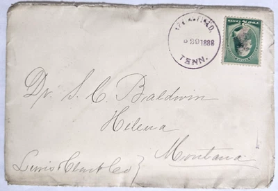 Springfield, TN--Dr. S.C. Baldwin, Helena, Montana Territory/Grn., 2-C./2/29/88 - Image 1 of 2
