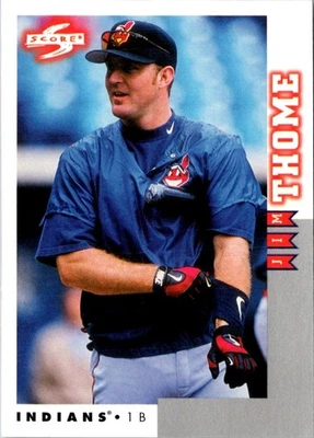1998 Score Rookie & Traded Jim Thome #RT31 Cleveland Indians Baseball Card - Image 1 of 2