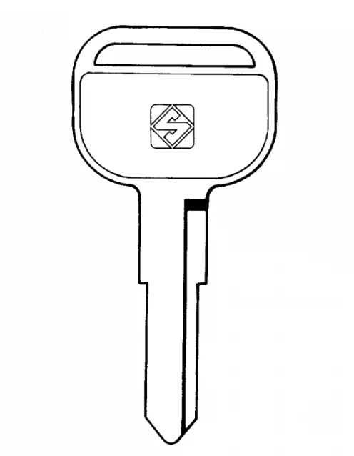 Classic Car key - ISUZUI (Silca ISU2) - Uncut Key Blank - Image 1 of 1
