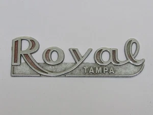 Vintage Royal Buick Tampa Florida Metal Dealer Badge Emblem Tag Trunk FL Motor - Picture 1 of 2