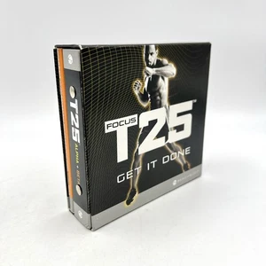 Beachbody Focus T25 Get It Done DVD Set - Alpha + Beta Workout - 9 Disc Set - Picture 1 of 7
