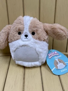 NUEVO Squishmallows Fuzz-A-Mallows 5" pulgadas Adela The Basset Hound perro marrón - Imagen 1 de 9