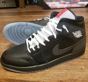 Size 13 Air Jordan 1 SE Mid Black Metallic Reimagined HV5177-010 *NEW* - Picture 1 of 11