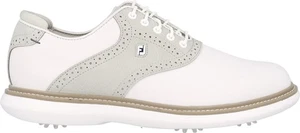 FootJoy FJ Traditions 57957 White/Grey/White Men Golf Shoe - Picture 1 of 16