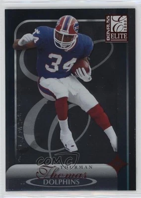 2000 Donruss Elite Thurman Thomas #60 HOF - Image 1 of 2