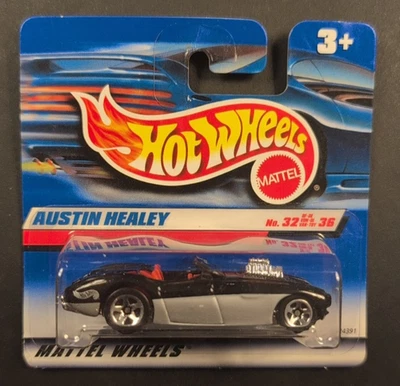 Hot Wheels Austin Healey No092 — 2000 первые издания 32/36 — черный/серебристый - Изображение 1 из 3